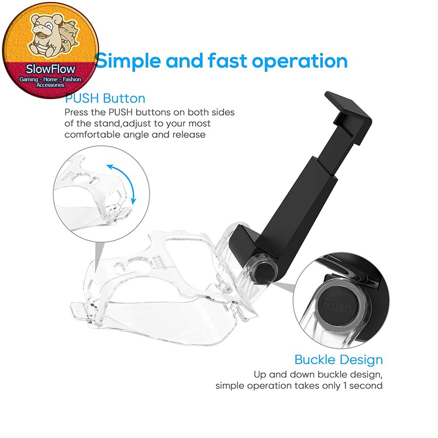 Gá Kẹp Điện Thoại Cho Tay Cầm DUALSENSE PS5 Controller, Nhựa ABS Nhẹ, Chắc Chắn, Bền Bỉ DOBE TP5-0527B | BigBuy360 - bigbuy360.vn