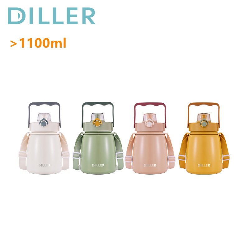 Bình nước giữ nhiệt DILLER MLH8996 thép không gỉ 1100ml tiện lợi