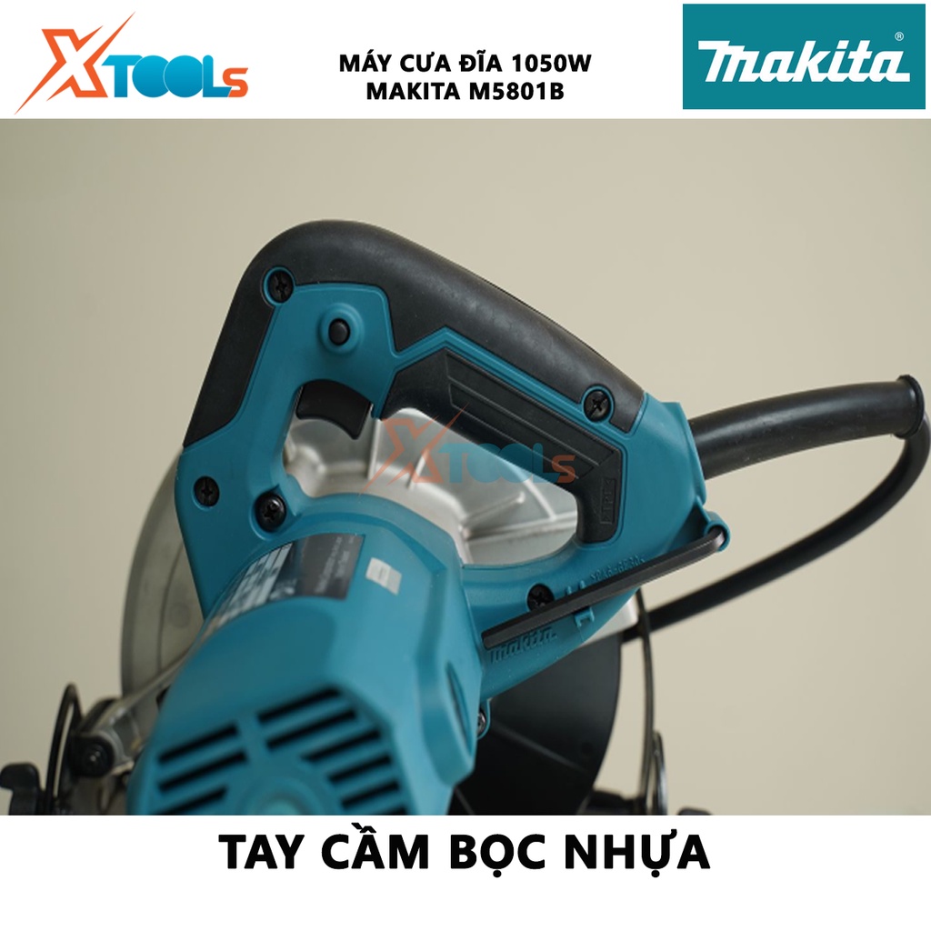 Máy cưa đĩa MAKITA M5801B | máy cưa đĩa tròn công suất 1.050W đường kính lưỡi 185mm dùng để cắt hoặc gia công, tạo hình