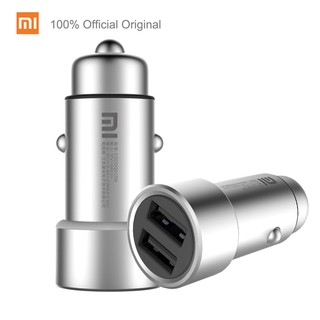 Củ sạc trên ô tô xiaomi 5v 3.6a max 2 cổng usb