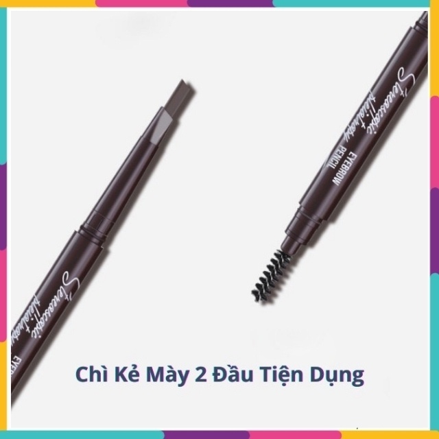 [BỀN ĐẸP]Chì kẻ lông mày tự nhiên bền màu không thấm nước với 5 màu đẹp HNH003