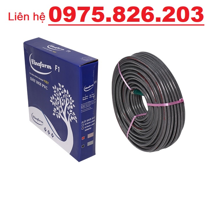 Dây Áp Lực Vinafarm F1 8.5mmx50m, Dây Xịt Rửa Xe Và Phun Thuốc Cao Cấp