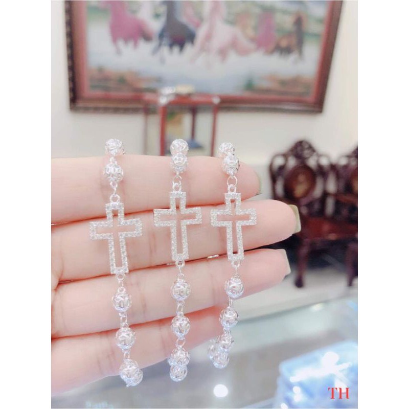 Lắc tay nữ bạc thật quả cầu kim tiền mặt thánh giá chiêu tài hút lộc nhiều may mắn - Kho sỉ bạc Nhất Linh