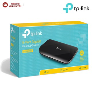 [Nhập 99ELHA giảm 7% max 500K] Thiết bị mạng Switch TP-Link TL-SG1008D 8-Port Gigabit