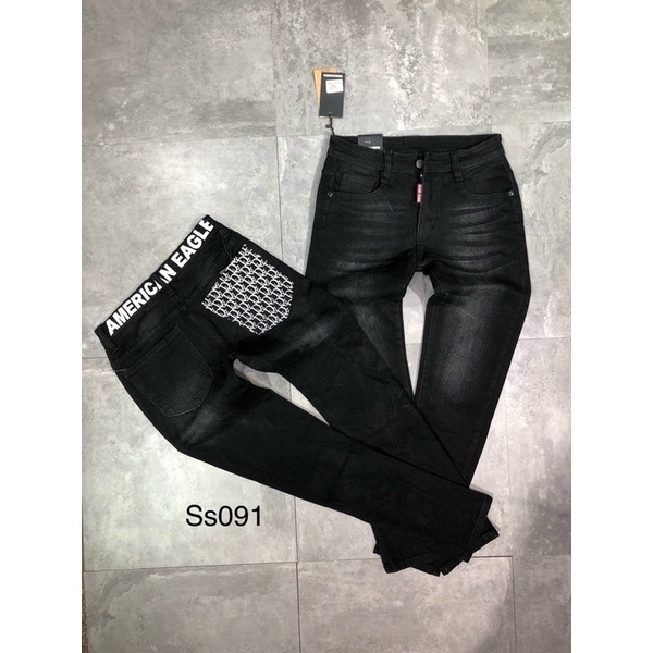 Quần jean thời trang nam có hoạ tiết khoá kéo, Quần bò dài phối mầu phong cách giới trẻ btshop từ 28 đến 32