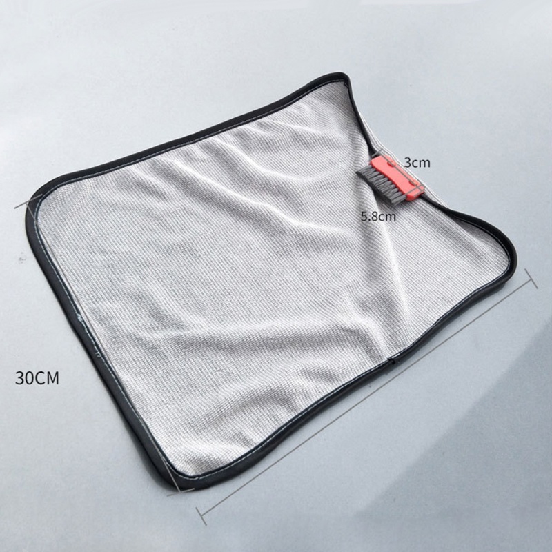 Khăn Lau Mặt Bằng Sợi Micro Hai Mặt Chống Trầy Không Cần Khoan Tiện Dụng