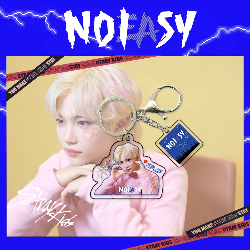 Móc Khóa Nhựa Acrylic Hình Kpop Stray Kids