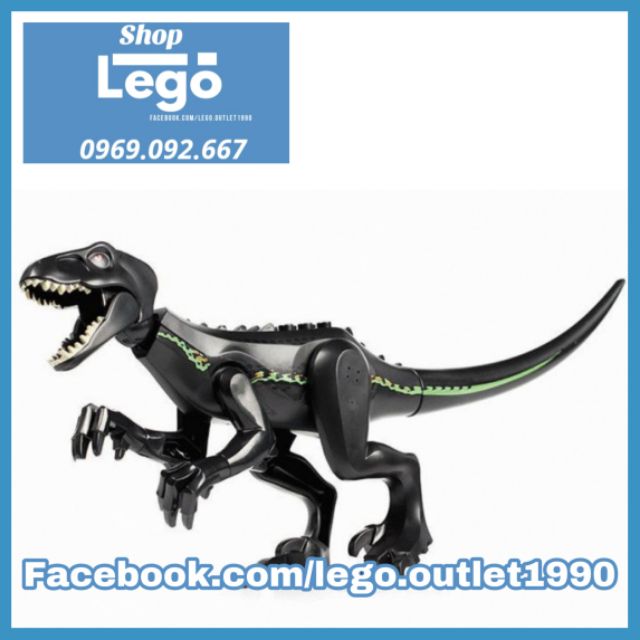 [27 cm] Xếp hình Khủng long bạo chúa T-Rex Jurassic World Công viên khủng long Lele L030