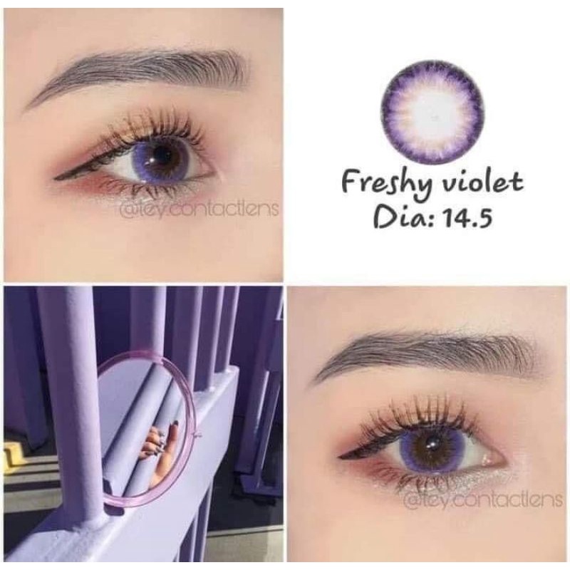 Mẫu Lens Violet  - Kính áp trong màu tím  ( 0 độ )