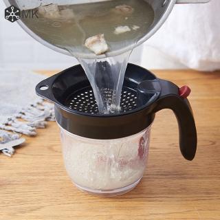 Multi-use Gravy Oil Soup Fat Separator Grease Oiler Filter Strainer Bowl Home Kitchen Cooking Tools MK