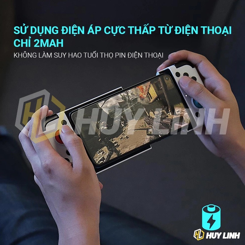 Tay cầm không dây Gamesir X2 Type-C Mobile Gaming Controller hỗ trợ Egg NS/Android
