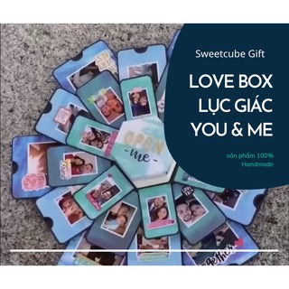 Quà kỷ niệm ngày yêu nhau - love box lục giác 5in1_you&me