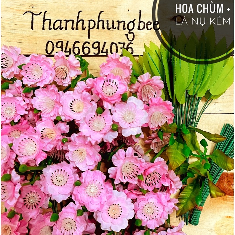 1 KG HOA ĐÀO PHAI/ ĐÀO NHẠT BẰNG LỤA