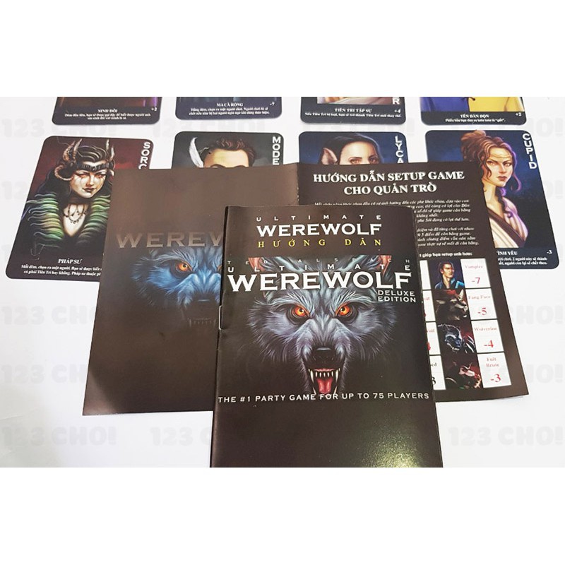 [COMBO 2 IN 1] Bộ bài Ma sói Werewolf + Board game Mèo Nổ cơ bản