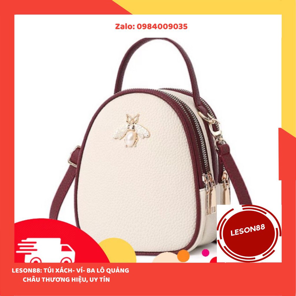 SALE FREESHIP 50K - Túi đeo chéo hoạ tiết ong màu sắc thời trang DR2336