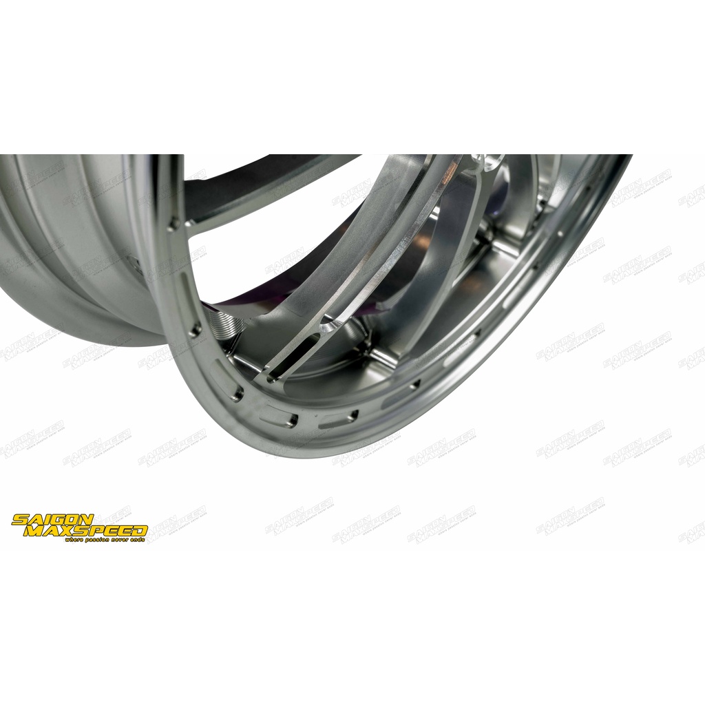 Cặp Mâm Nhôm CNC KING Speed Vespa Sprint K.1