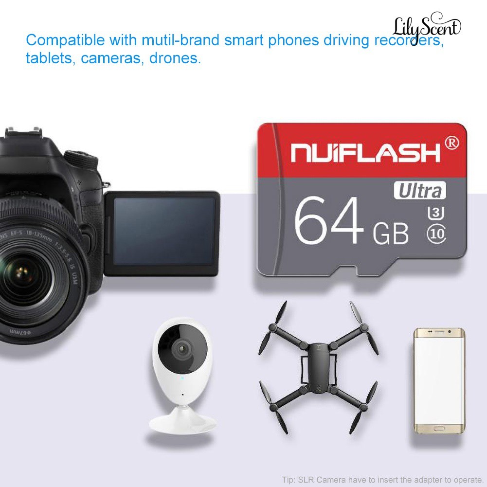 Thẻ Nhớ Nuiflash U3 4 / 8 / 16 / 32 / 64g Tf Micro Cho Điện Thoại Máy Ảnh