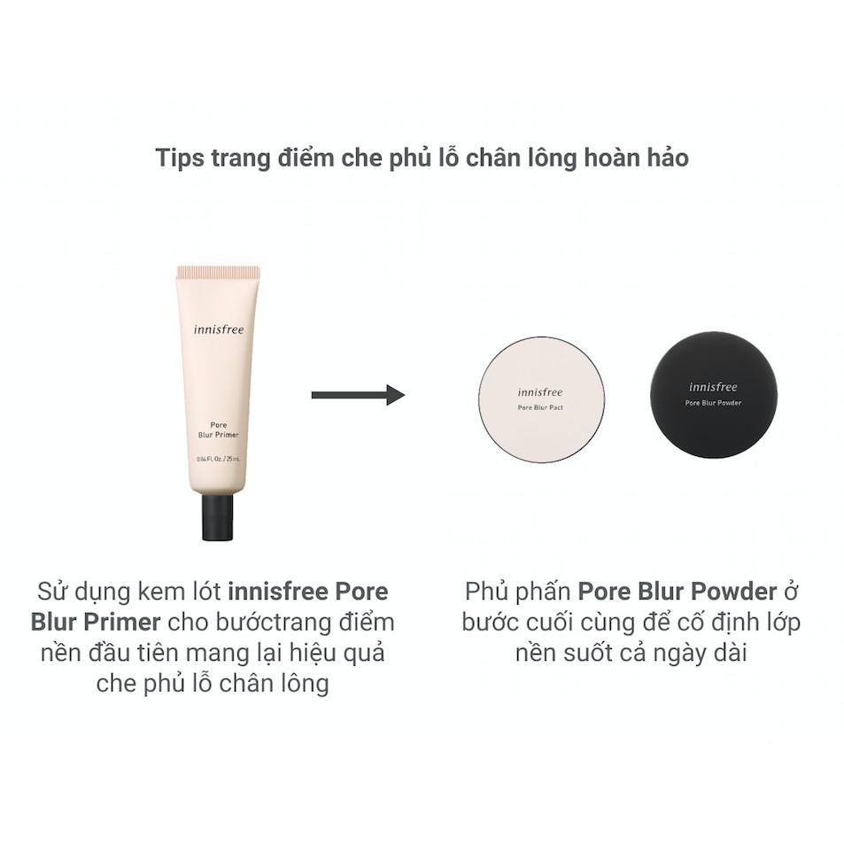 Phấn phủ che phủ lỗ chân lông dạng bột innisfree Pore Blur Powder 11 g | BigBuy360 - bigbuy360.vn