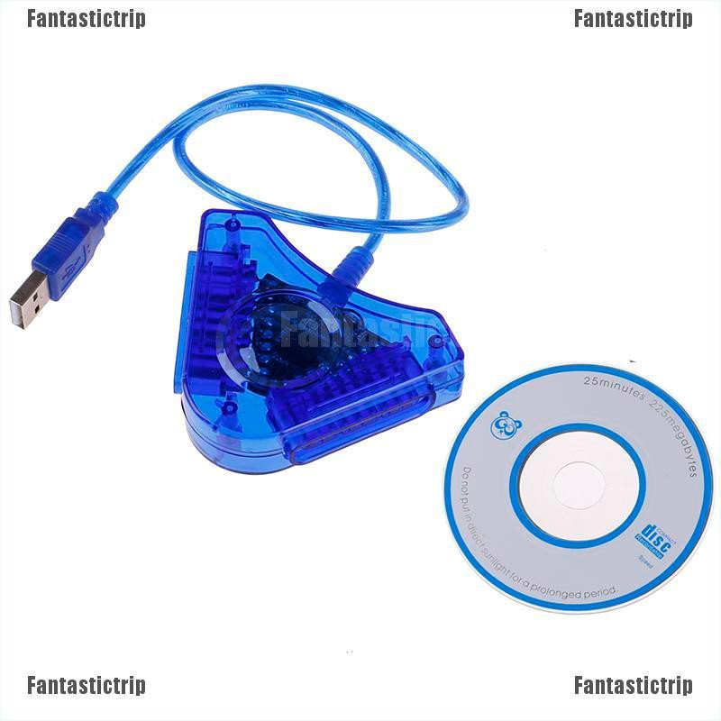 Fantastictrip Interface adapter cable adapter converter for PS1 PS2 PSX to PC USB controller