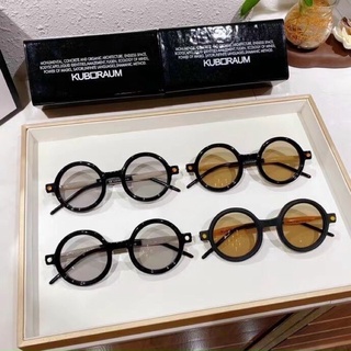 Gọng kính nam nữ kuboraum mắt tròn , Kính mắt thời trang,Tặng mắt cận khi mua gọng kính