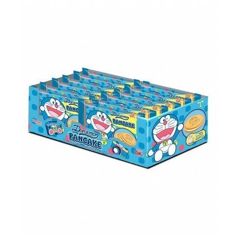 Bánh Quy Doremon Kẹp Kem Vị Sữa - Socola Siêu Ngon - Gói 25gr 2 Cái