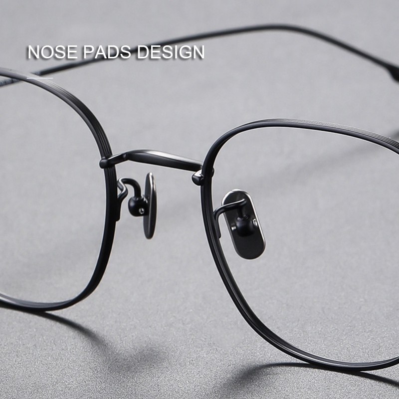 Gọng Kính Thời Trang Retro Bằng Titanium 80802