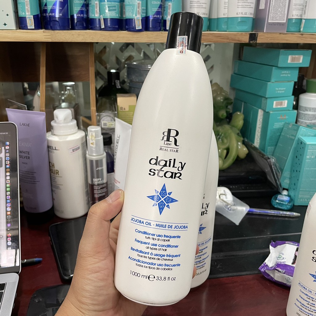 Dầu xả dưỡng ẩm phục hồi và tăng sức sống cho tóc Daily RR Line Star Frequent Use Conditioner 1000ml