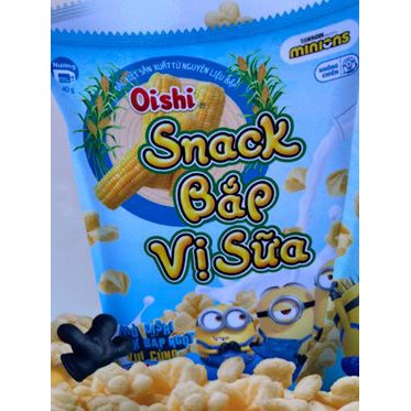Snack bắp vị SỮA Oishi gói 40g_KK0055