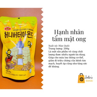hạnh nhân tẩm mật ong honey butter almond 200g