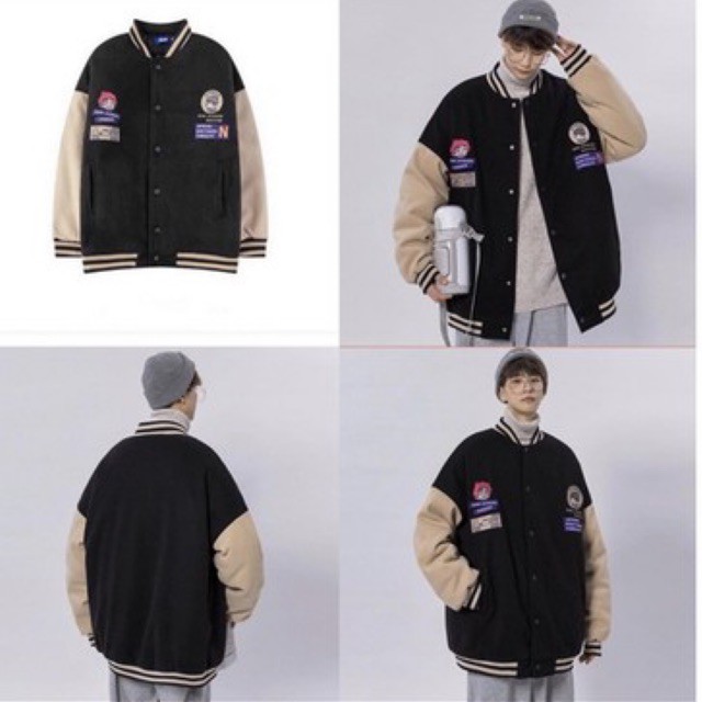 Áo Khoác Bomber 199x chất nỉ dạ dày dặn cực xịn Form unisex Nam/Nữ cực đẹp hàng cao cấp