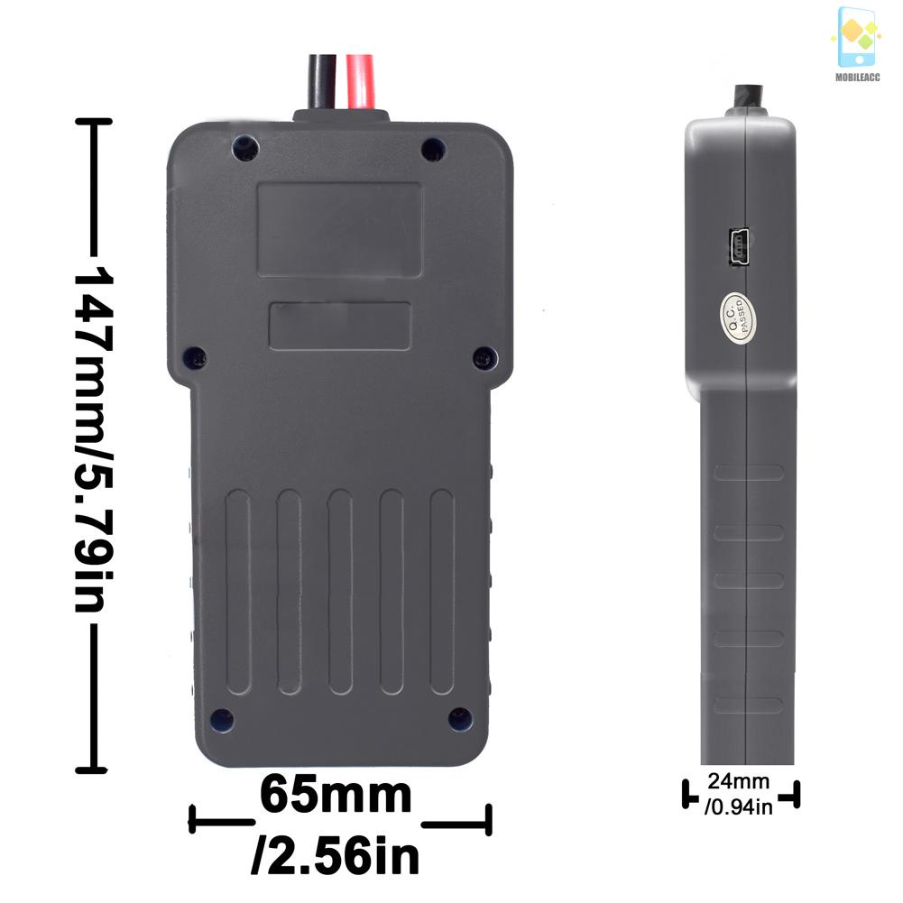 Thiết Bị Phân Tích Ắc Quy 12 Bước Micro-200 Pro Chuyên Dụng Cho Xe Hơi Xe Máy
