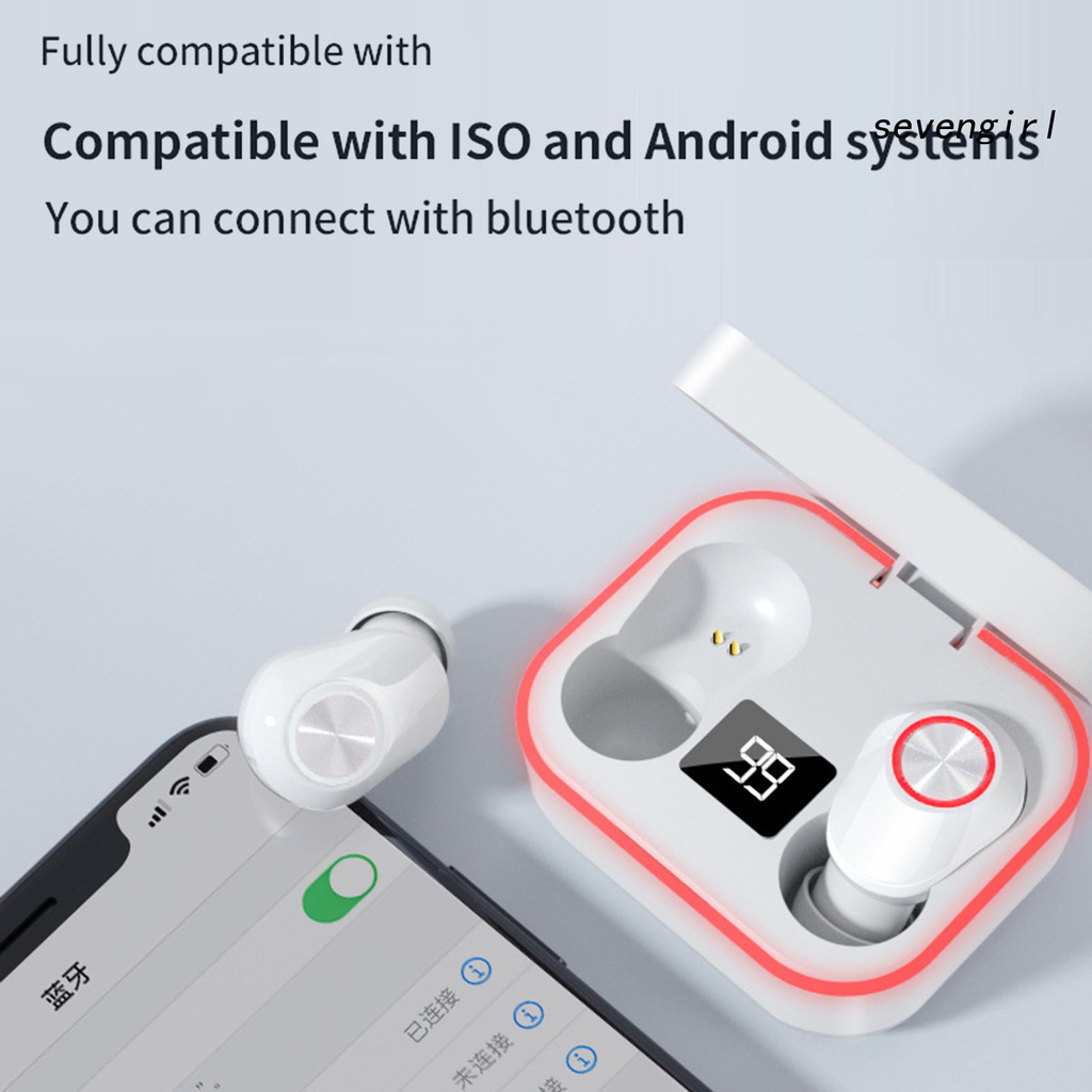 Set Tai Nghe Sev-1 Bluetooth 5.1 Chất Lượng Cao Kèm Phụ Kiện