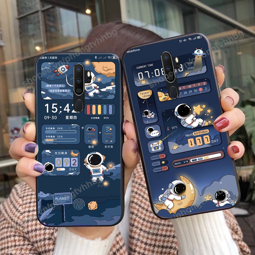 Ốp lưng Oppo A5 2020 / A9 2020 phi hành gia hoạt hình 3D cute giá rẻ