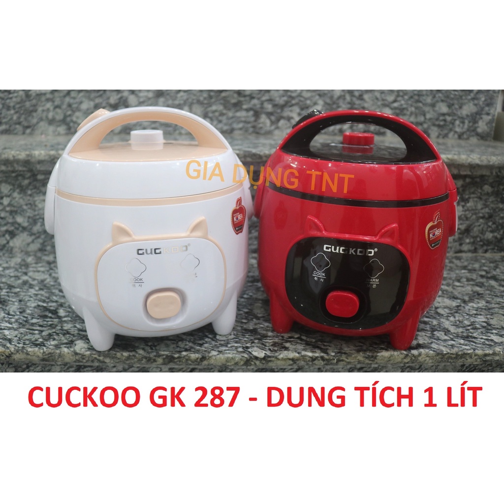 Nồi Cơm Điện Cuckoo Dung Tích 1 Lít và 1.8 Lít, Kiểu Dáng Con Lợn Đáng Yêu, Bền Bỉ, Tiết Kiệm Điện Năng