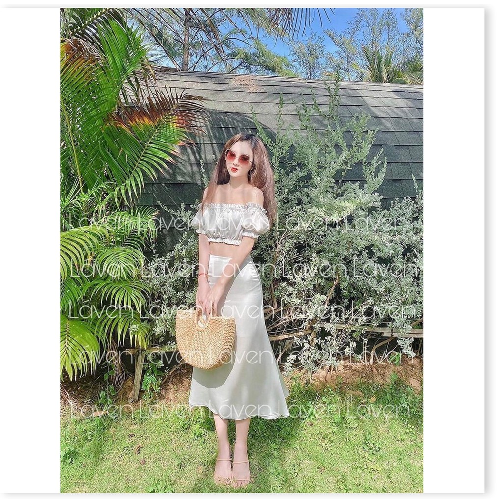 SET BỘ NỮ VẢI VOAN LỤA CAO CẤP ÁO + CHÂN VÁY DÀI QC - PHAMAR FASHION