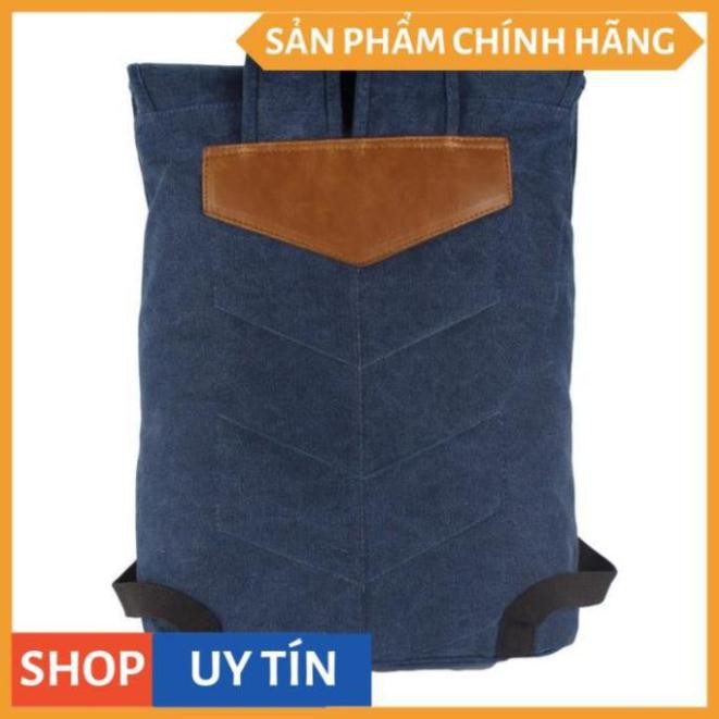 linhcu Ba lô canvas Fortune Mouse 8173 (Xanh dương)