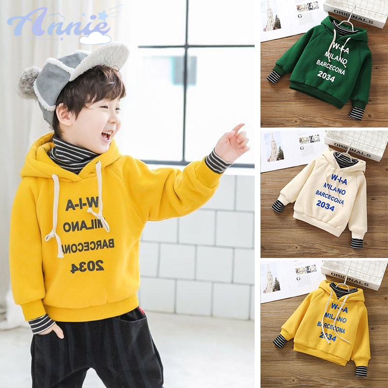 Áo sweater Thể Thao Phong Cách Hàn Quốc Thời Trang Thu Đông Mới Cho Bé Trai Và Bé Gái