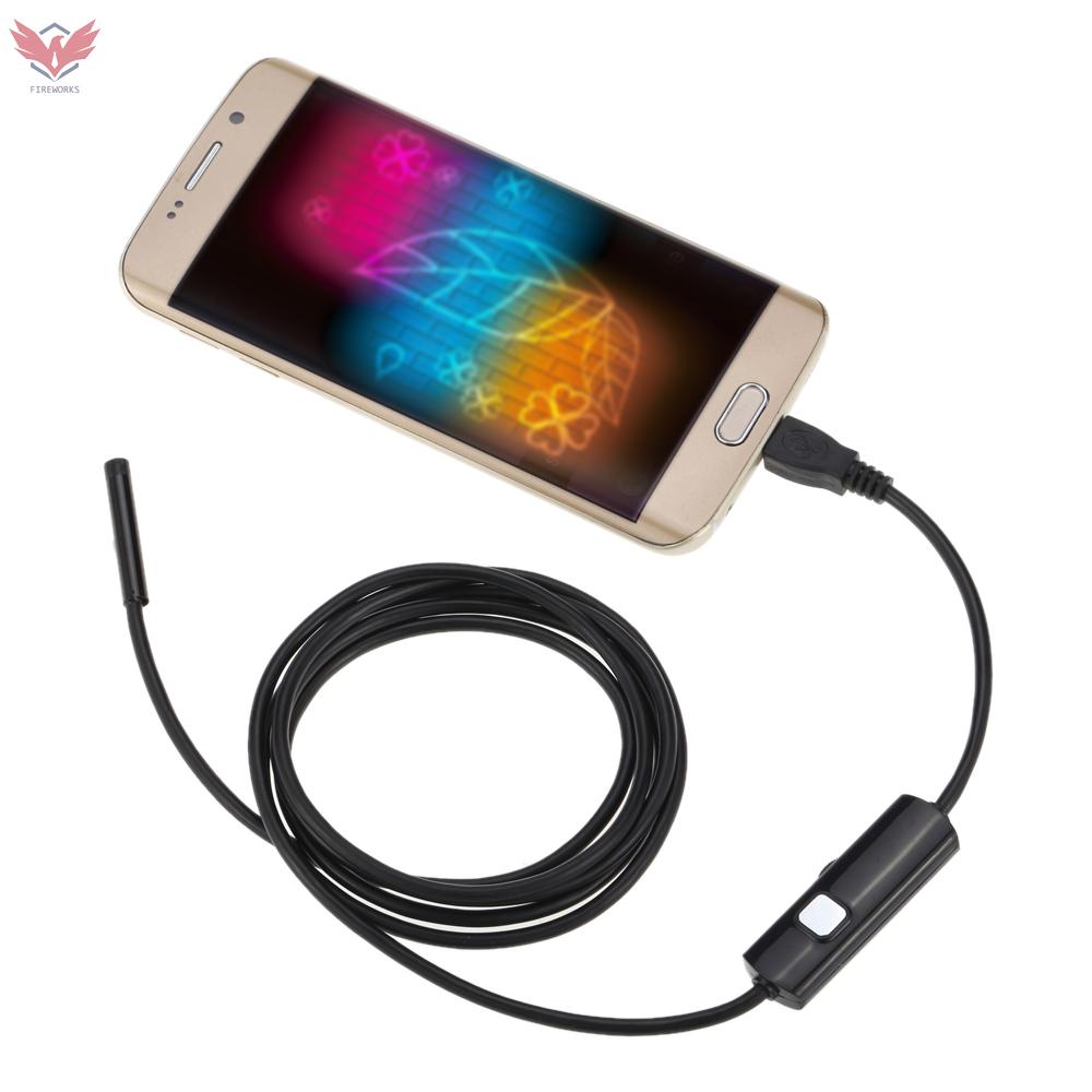 Camera Nội Soi 5.5mm 1.5m 6 Đèn Led Cho Điện Thoại Android | BigBuy360 - bigbuy360.vn