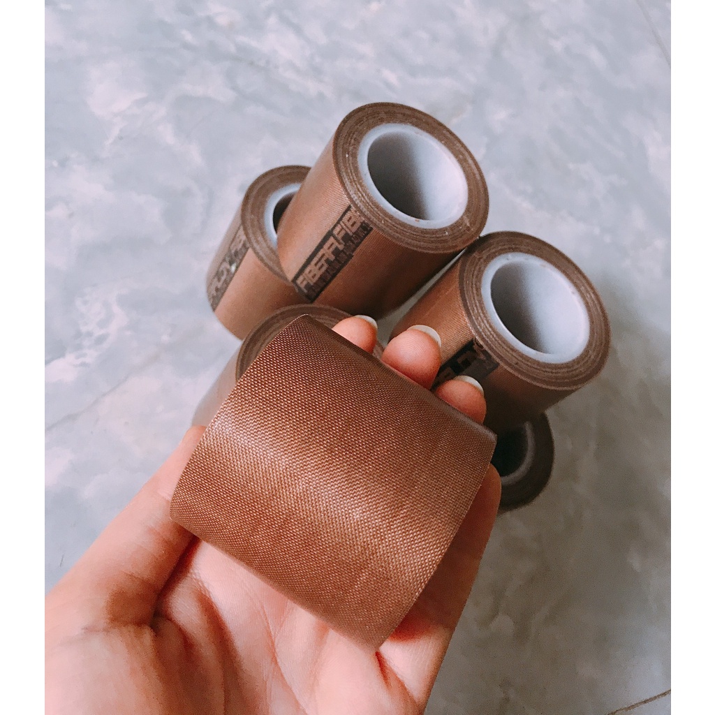 Băng Keo Vải Chịu Nhiệt Teflon 5cm x 10 mét
