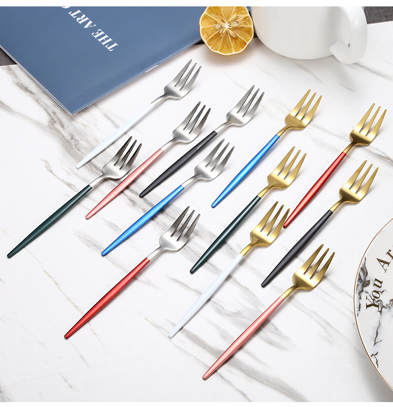 Nĩa Ăn Trái/ Muỗng Nĩa Bằng Thép Không Gỉ 304 13cm