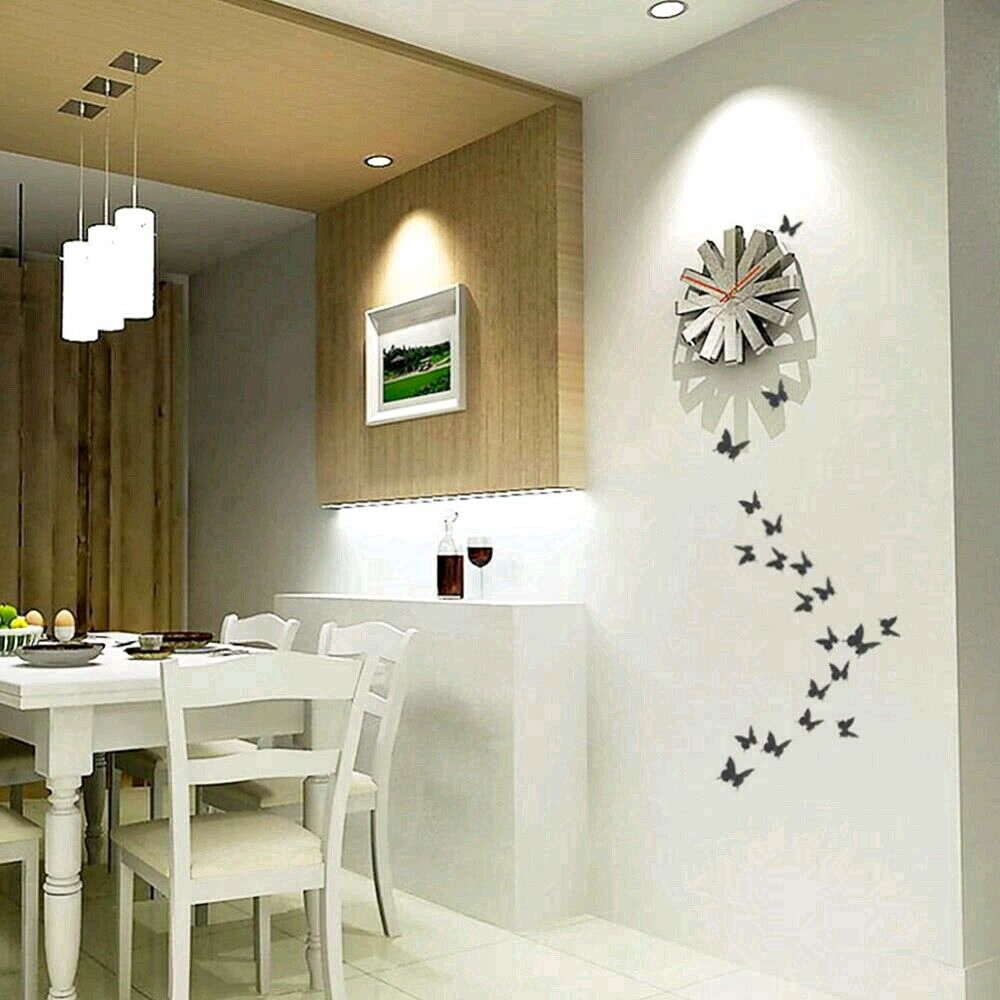 Bộ 12 Miếng Dán Tường Hình Bướm 3d Dễ Thương