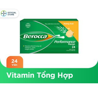 Tuýt 10 Viên Sủi Bổ Sung Vitamin và Khoáng Chất, Tăng Sức Đề Kháng Berocca Performance