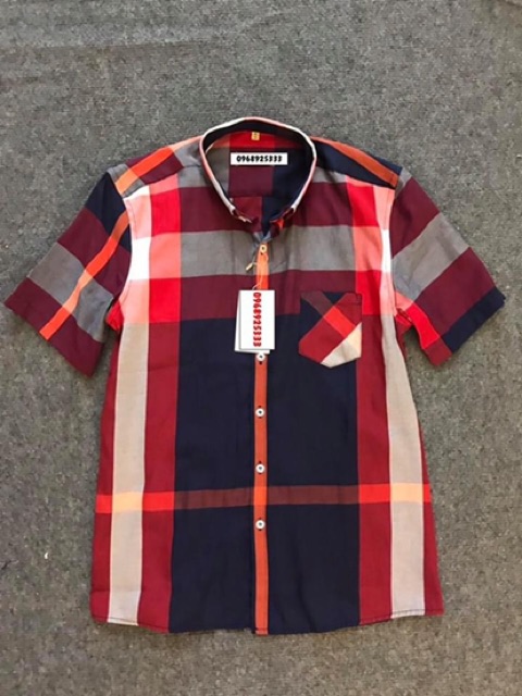 Xả áo sơ mi cộc tay BBR 80 cotton siêu rẻ | BigBuy360 - bigbuy360.vn
