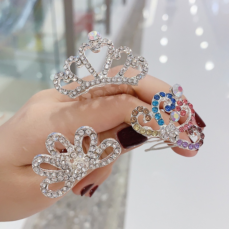 Vương Miện Công Chúa Đính Đá Phong Cách Hàn Quốc Cho Bé