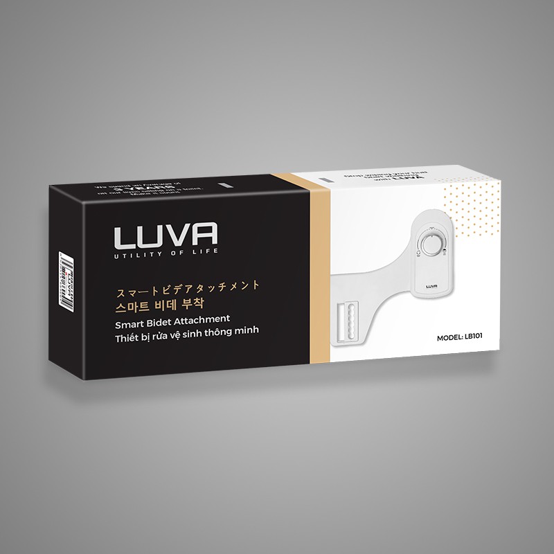 Thiết bị rửa vệ sinh thông minh LUVA - LB101, phiên bản 1 vòi rửa