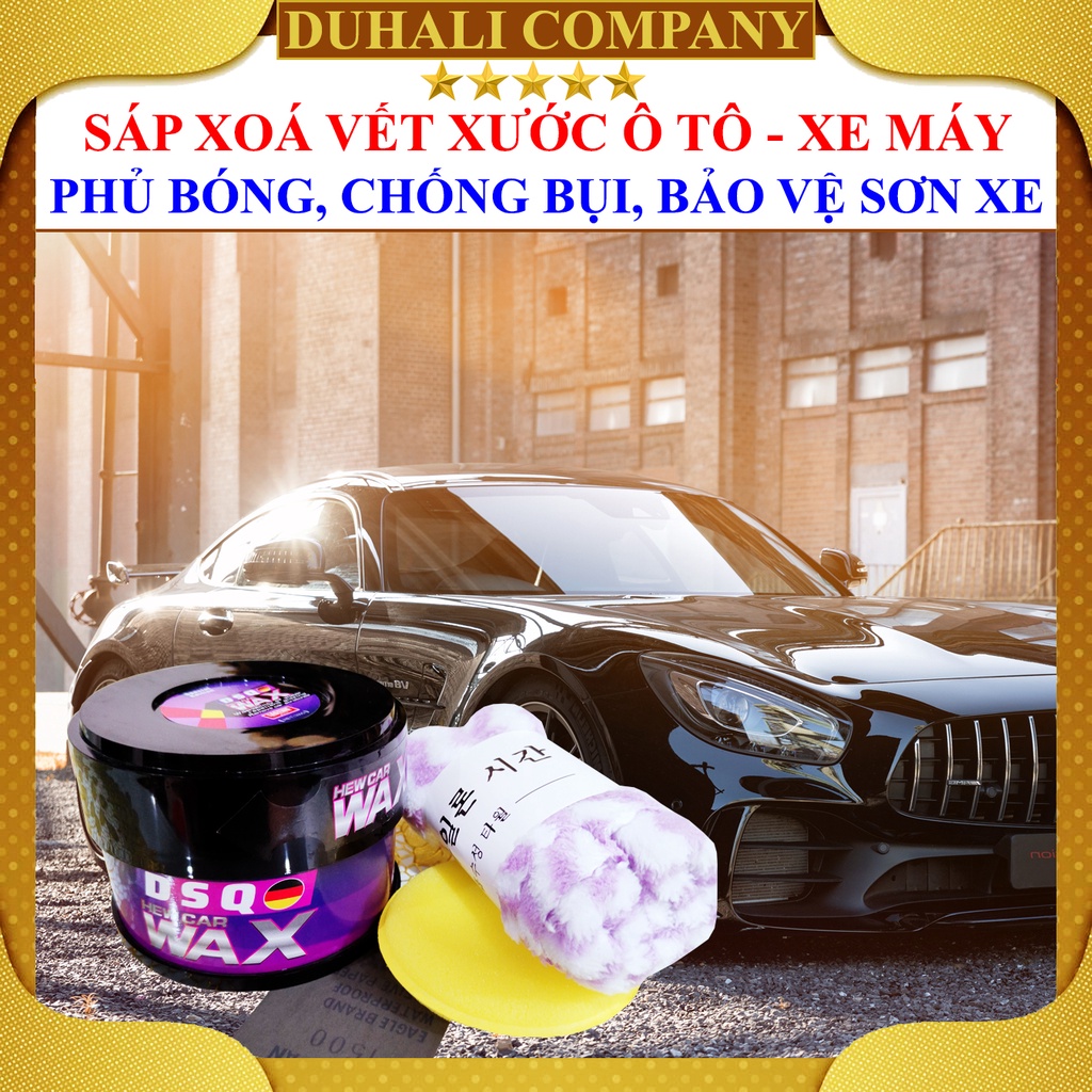 Kem Xoá Vết Xước Ô Tô - Xoá Xước Xe Máy - Sáp Đánh Bóng Xe, Tẩy Trầy Xe, Phủ Bóng Sơn Chống Nước - DSQ - Duhali