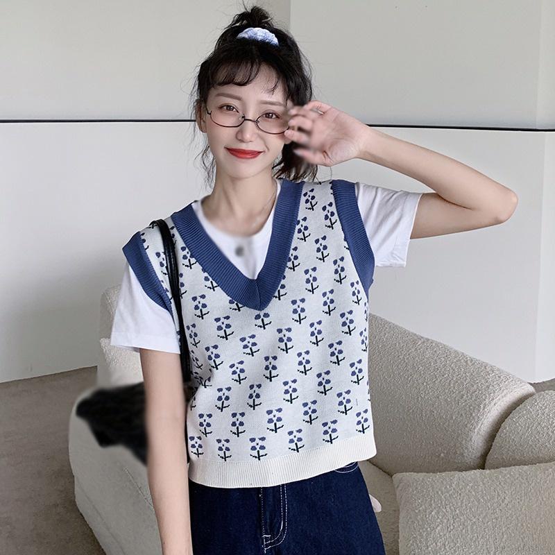 Áo len không tay dáng rộng thời trang dành cho nữ