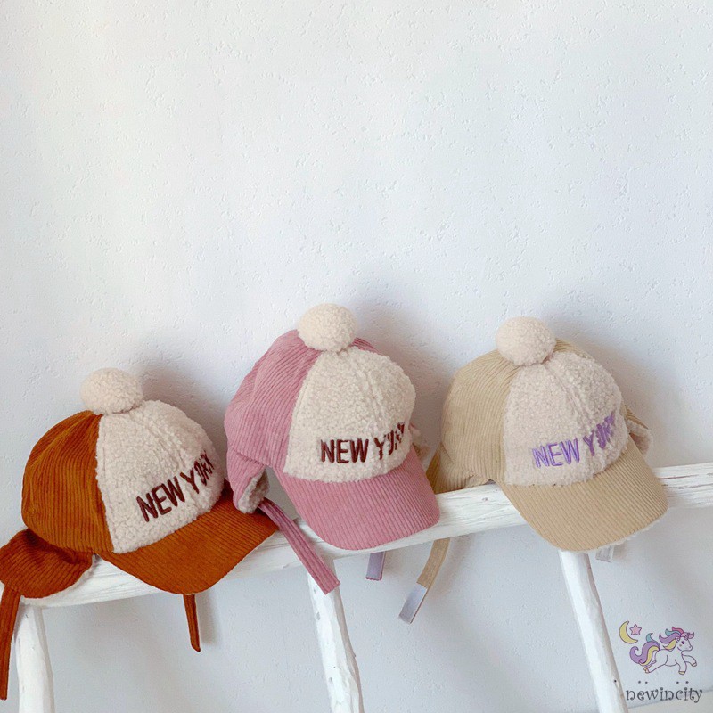 Mũ Nhung Kẻ Thời Trang Mùa Đông Phong Cách Hàn Quốc Đáng Yêu Cho Trẻ Em