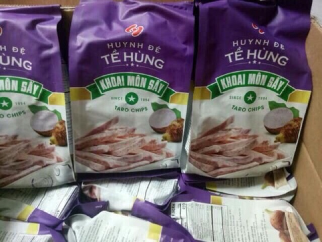 Gói 500G Khoai Môn Sấy Huynh Đệ Tề Hùng