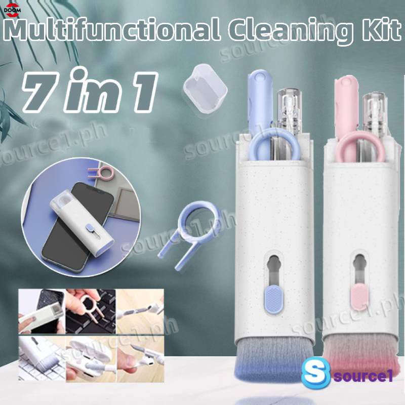 7 Trong 1 Tai Nghe Bụi Bút Vệ Sinh Cho Airpods Bàn Phím Dụng Cụ Vệ Sinh Máy Tính Điện Thoại Bàn Phím Bàn Chải Cọ Rửa Làm Sạch Bộ đa Chức Năng Bụi Bộ Tai Nghe Nhét Tai Bụi